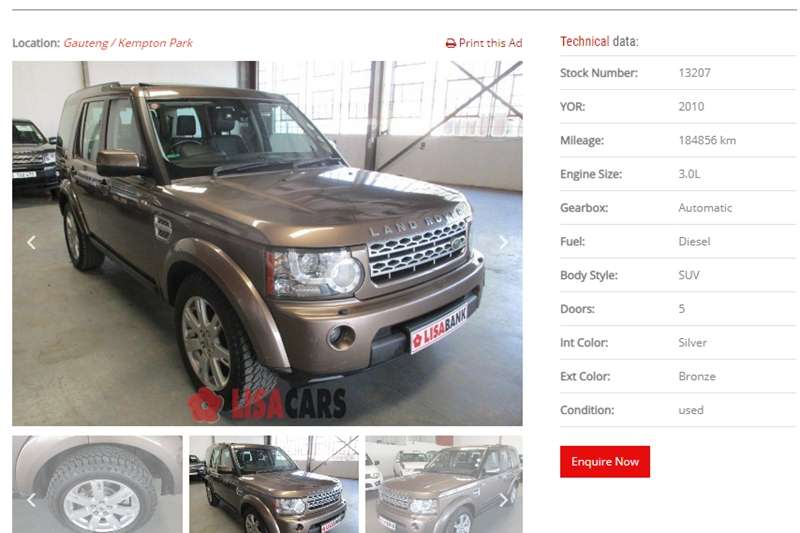 Land Rover Discovery 4 3.0 TDV6 S 2010