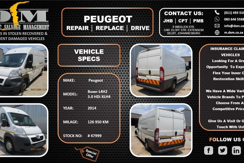 Used 2014 Peugeot Boxer 