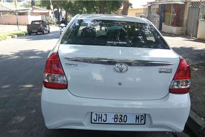  2017 Toyota Etios Etios sedan 1.5 Sprint