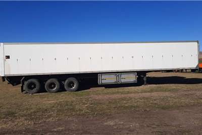 2013 Afrit Closed Box Semi Trailer with Tail Lift Agricultural trailers