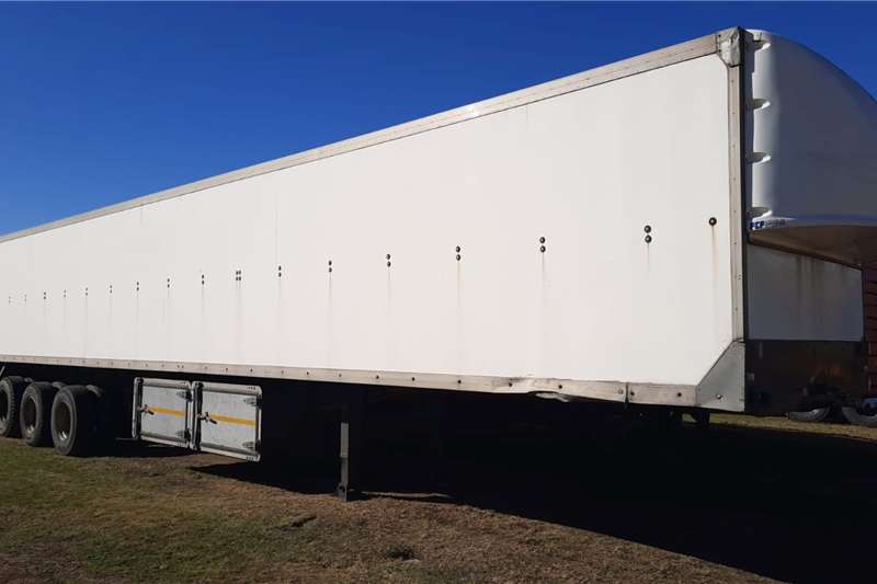 2013 Afrit Closed Box Semi Trailer with Tail Lift Agricultural trailers