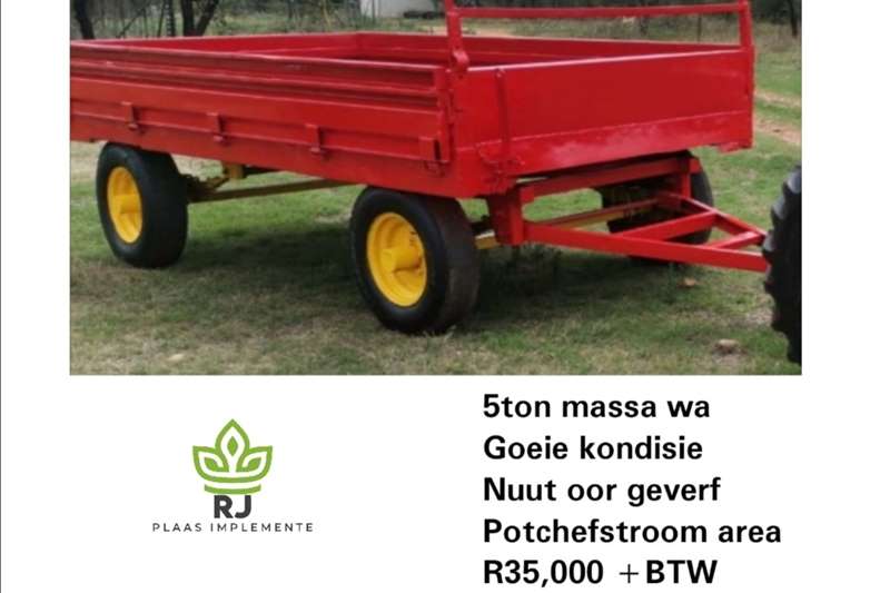 Carts and wagons 5ton Massa Wagon Agricultural trailers