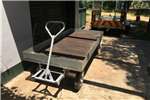 Carts and wagons Steel workshop trailer on 4 wheels, wooden floor, Agricultural trailers