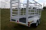 Livestock trailers 2.5m Double Axle Cattles Trailer For Sales SABS AP Agricultural trailers