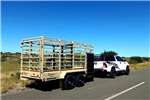 Livestock trailers 4m Heavy Duty 3.5ton Round Nose Cattle Trailer Agricultural trailers
