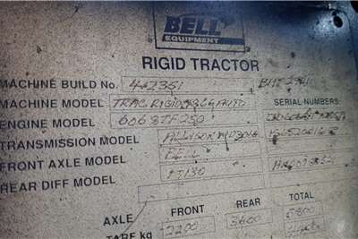 Bell 2WD tractors Bell 1866A Haulage Tractor Tractors
