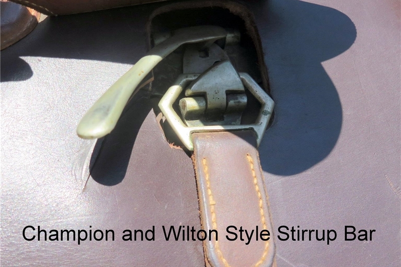 Champion and Wilton Side Saddle Stirrup Bar 
