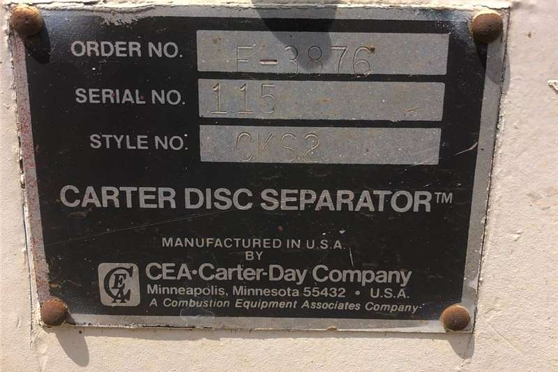 Draper headers Carter Disc Separator Harvesting equipment