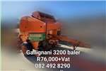 Round balers Gallignani 3200 Bailer Haymaking and silage