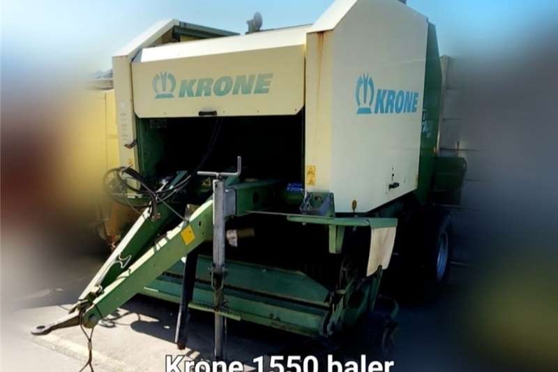 Round balers Krone 1550 Bailer Haymaking and silage