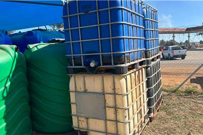 Pipes and fittings 1000 Lt Flow Bins Irrigation