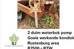 2 Duim Waterbok Pomp Other