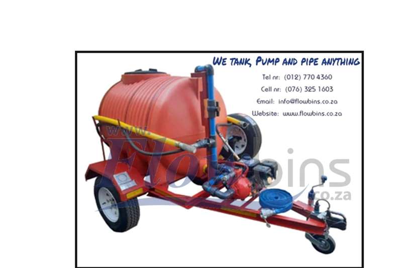 Other Fire fighting trailers NEW 1000Lt Horizontal Firefighter Trailer Agricultural trailers