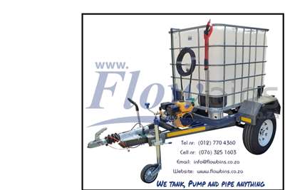 Other High clearance sprayers NEW 1000Lt 186 Bar mobile pressure washer trailer Spraying equipment