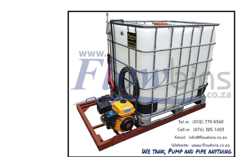 Other High clearance sprayers NEW 1000Lt 186 Bar Mobile Pressure Washer Unit Spraying equipment