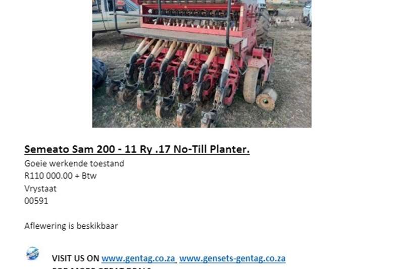 No till planters Semeato Sam 200   11 Ry .17 No Till Planter. Planting and seeding equipment