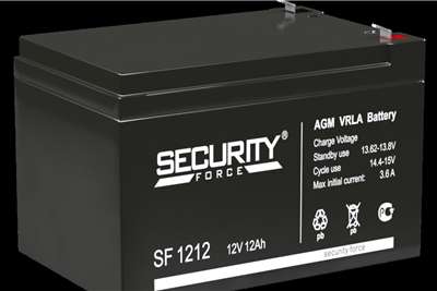 SF1212 - Security Force 12V 12AH Lead acid battery
