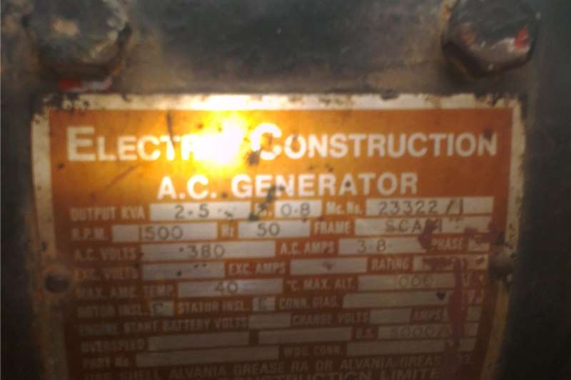 Generators Lister lr1 diesel engine generator Technology and power
