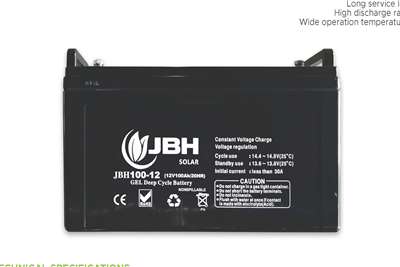 Solar solutions 100Ah/12V Deep Cycle Gel Battery Technology and power