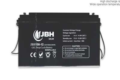 Solar solutions 150Ah/12V Deep Cycle Gel Battery Technology and power