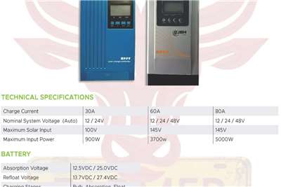 Solar solutions MPPT Charge Controller Technology and power