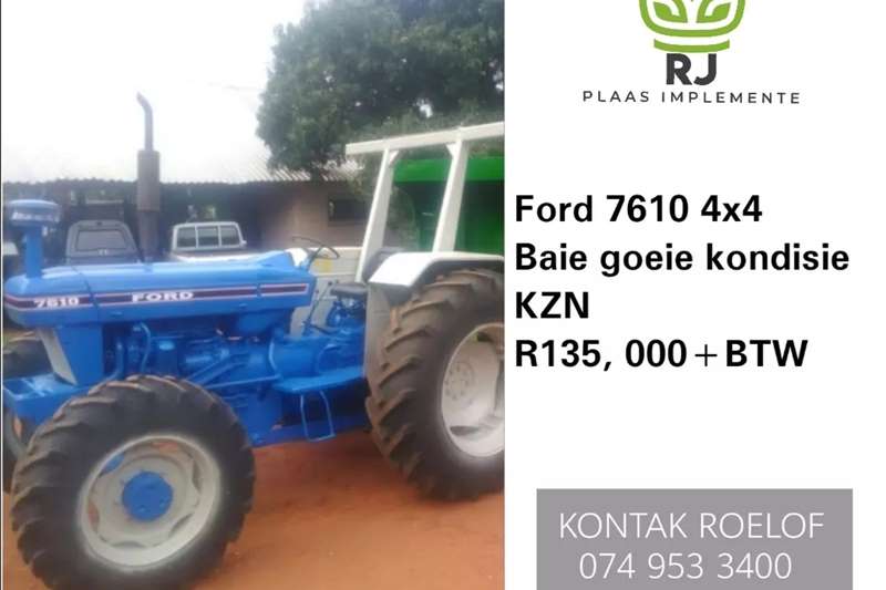 2WD tractors Ford 7610 4x4 Tractors