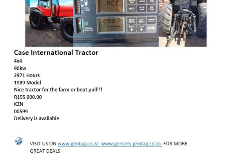4WD tractors Case International Tractor Tractors
