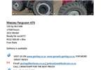 4WD tractors Massey Ferguson 475 Tractors
