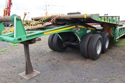 1979 Busaf  4 Axle Lowbed Trailer with Double Axle Dolly