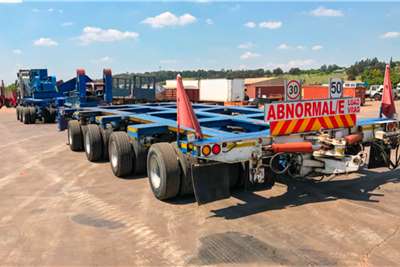 Cobalt Lowbed Nicholas Multi axle heavy duty trailer plus Wester Trailers
