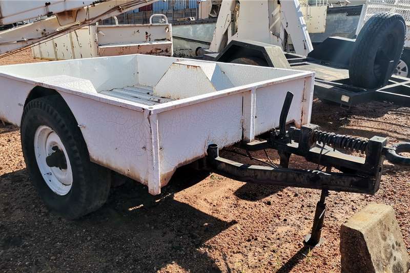 Custom single axle fixed low sides Trailers